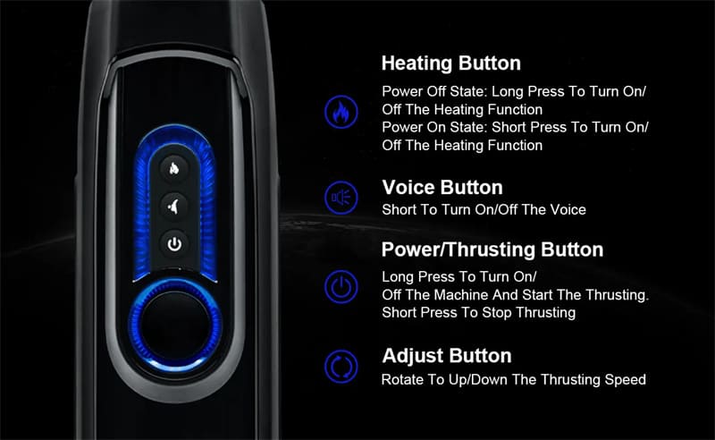 Leten X9 IV Automatic Male Masturbator Upgraded Piston with Moaning Heated Sex Toys for Men