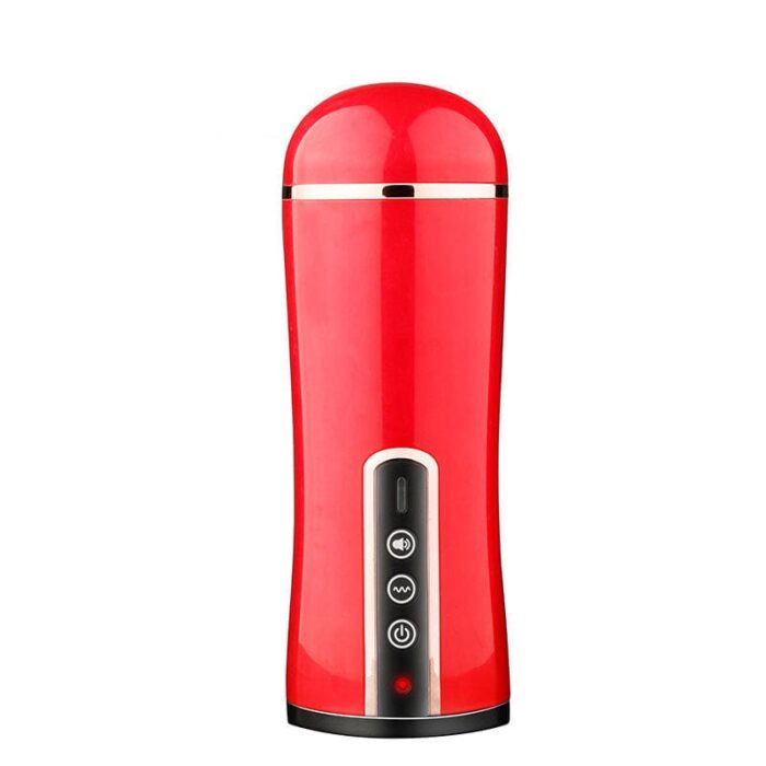 Lovesvibe 10 Vibrating Deep Throat Oral Sex Automatic Male Masturbator Silicone Sex Toys for Men