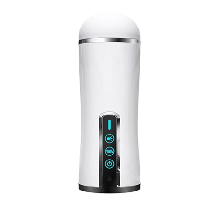 Lovesvibe 10 Vibrating Deep Throat Oral Sex Automatic Male Masturbator Silicone Sex Toys for Men
