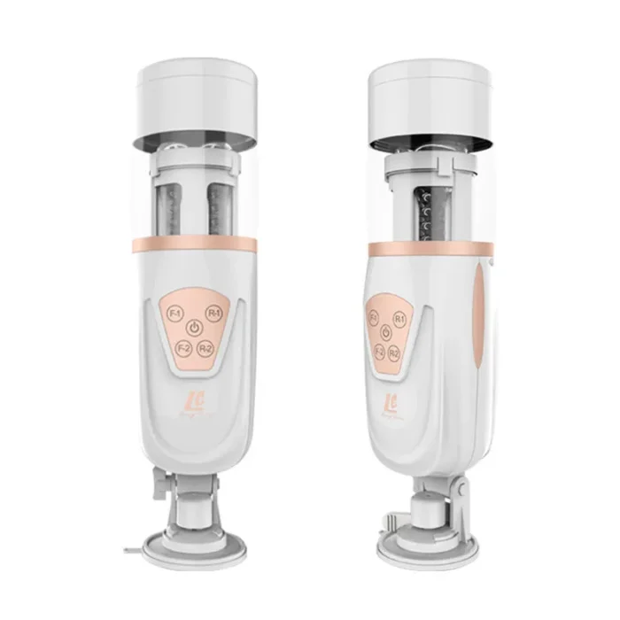 Lovesvibe 10 Vibrations 5 Speeds Air Bag Automatic Male Masturbator Hand Free Sex Machine with Suction Base