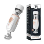 Lovesvibe 10 Vibrations 5 Speeds Air Bag Automatic Male Masturbator Hand Free Sex Machine with Suction Base