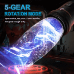 Lovesvibe 10 Vibrations 5 Telescopic Rotation Male Masturbator with LED Display Soft TPE Channel Male Stroker