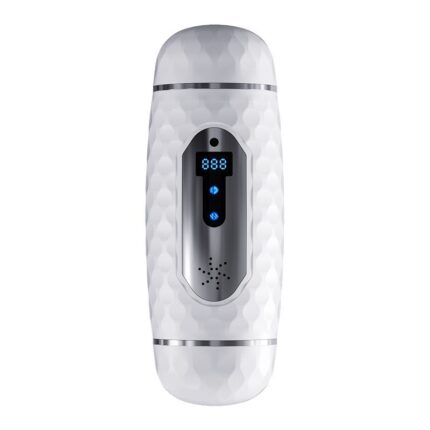 Lovesvibe 12 Vibration Modes Male Masturbator with Voice Interaction Heating Dual Channel Pocket Pussy Sex Machine