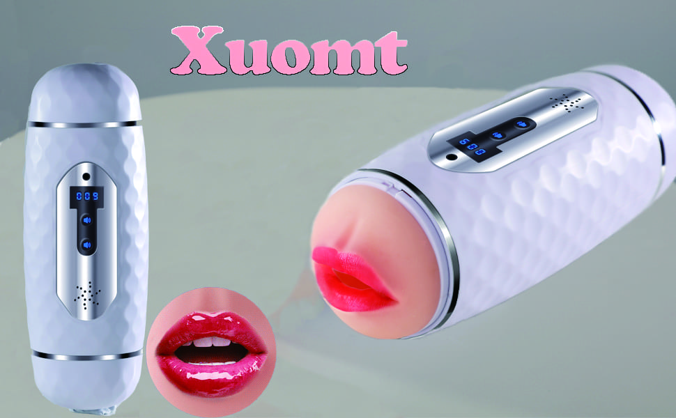 Lovesvibe 12 Vibration Modes Male Masturbator with Voice Interaction Heating Dual Channel Pocket Pussy Sex Machine