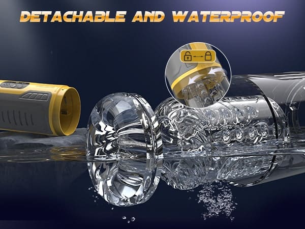Lovesvibe 3 In 1 Automatic Male Masturbators with 7 Thrusting Rotation Modes Super Powered Male Sex Toys