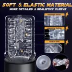 Lovesvibe 3 In 1 Automatic Male Masturbators with 7 Thrusting Rotation Modes Super Powered Male Sex Toys