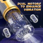 Lovesvibe 3 In 1 Automatic Male Masturbators with 7 Thrusting Rotation Modes Super Powered Male Sex Toys
