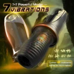 Lovesvibe 360° Wrapped Automatic Male Masturbator with 7 Vibration 7 Rotation Modes for Male Sex Toy
