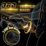 Lovesvibe 360° Wrapped Automatic Male Masturbator with 7 Vibration 7 Rotation Modes for Male Sex Toy
