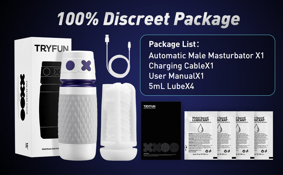 Lovesvibe 4 Vibrating 3 Sucking Male Masturbator with APP Remote Control Penis Sleeve