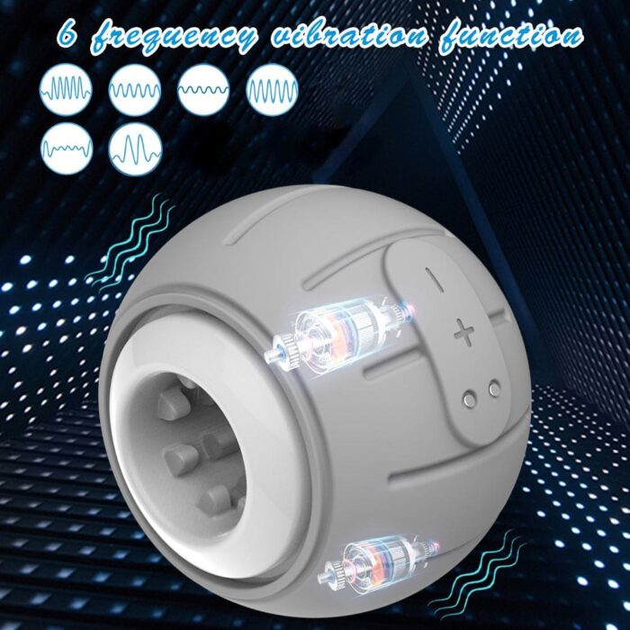 Lovesvibe 6 Powerful Vibrations Male Masturbator Waterproof Mens Sex Toys for Penis Training