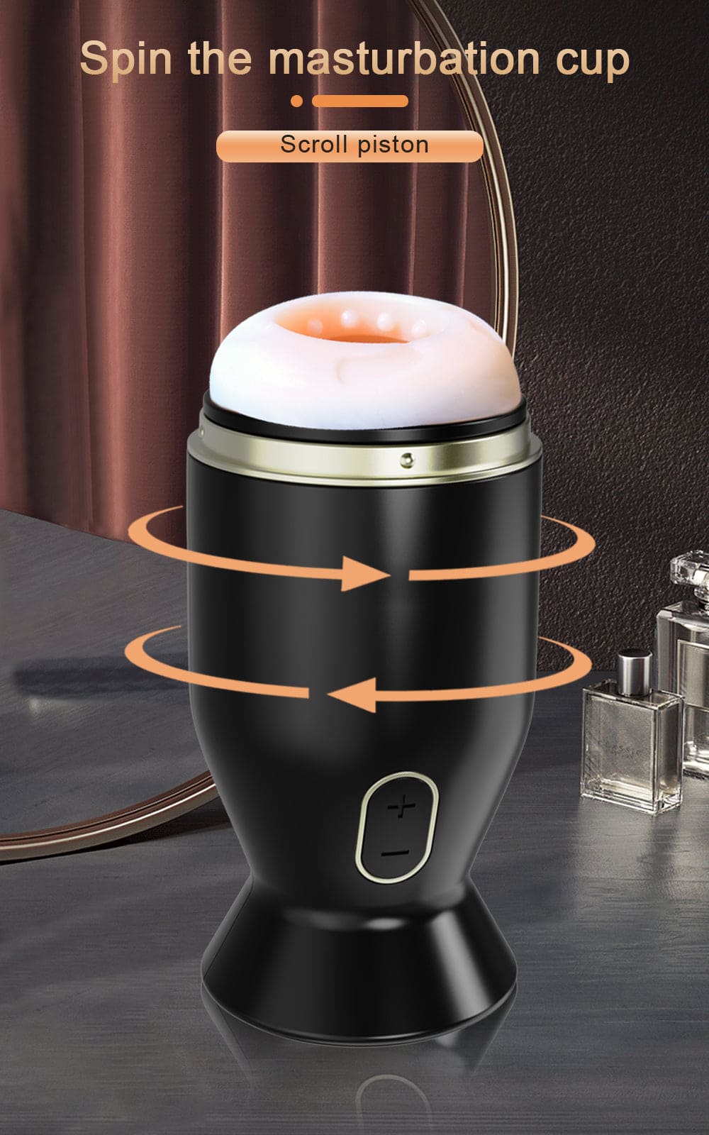Lovesvibe 6 Vibrator Rotation Automatic Male Masturbator Blowjob Simulator Mens Sex Toy