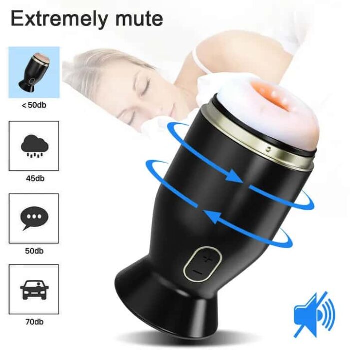 Lovesvibe 6 Vibrator Rotation Automatic Male Masturbator Blowjob Simulator Mens Sex Toy