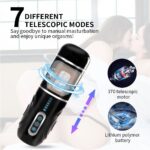 Lovesvibe 7 Thrusting Rotation Automatic Male Masturbator Voice Blowjob Toy with Suction Base