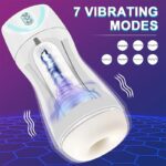 Lovesvibe 7 Vibrating 4 Sucking Automatic Male Masturbator Air Tight Vagina Male Pocket Pussy Blowjob Sex Toys for Men