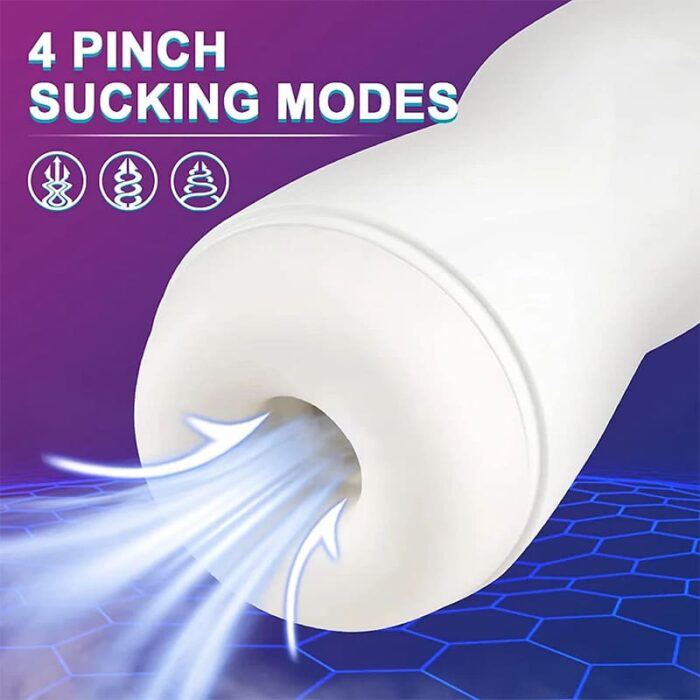 Lovesvibe 7 Vibrating 4 Sucking Automatic Male Masturbator Air Tight Vagina Male Pocket Pussy Blowjob Sex Toys for Men