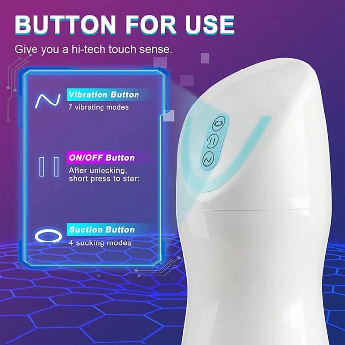 Lovesvibe 7 Vibrating 4 Sucking Automatic Male Masturbator Air Tight Vagina Male Pocket Pussy Blowjob Sex Toys for Men