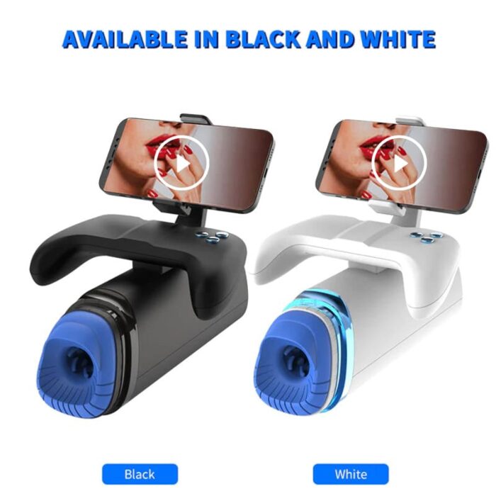 Lovesvibe 7 Vibration Thrusting Automatic Heating Male Masturbator with Gamepad-Controlled & 360° Phone Holder