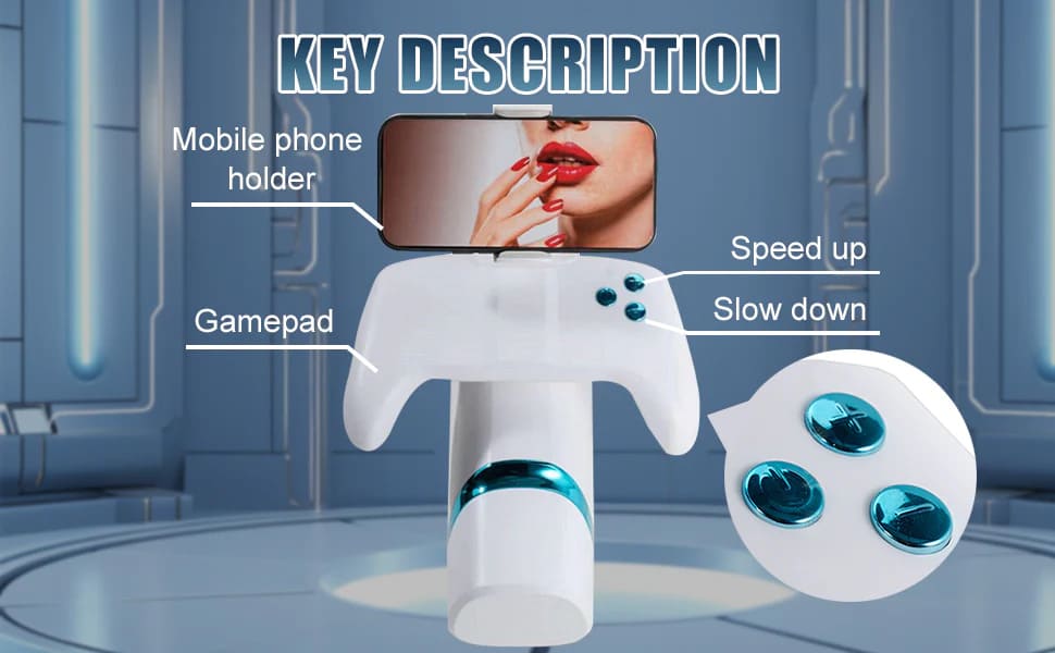 Lovesvibe 7 Vibration Thrusting Automatic Heating Male Masturbator with Gamepad-Controlled & 360° Phone Holder