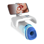 Lovesvibe 7 Vibration Thrusting Automatic Heating Male Masturbator with Gamepad-Controlled & 360° Phone Holder