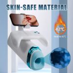 Lovesvibe 7 Vibration Thrusting Automatic Heating Male Masturbator with Gamepad-Controlled & 360° Phone Holder