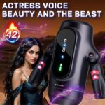 Lovesvibe 9 Telescopic Vibration Male Masturbators With Intelligent LED Display Heating Voice Male Stroker