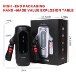 Lovesvibe 9 Telescopic Vibration Male Masturbators With Intelligent LED Display Heating Voice Male Stroker