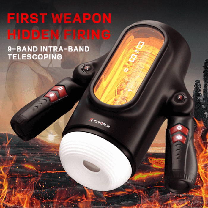 Lovesvibe 9 Telescopic Vibration Male Masturbators With Intelligent LED Display Heating Voice Male Stroker
