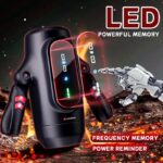 Lovesvibe 9 Telescopic Vibration Male Masturbators With Intelligent LED Display Heating Voice Male Stroker