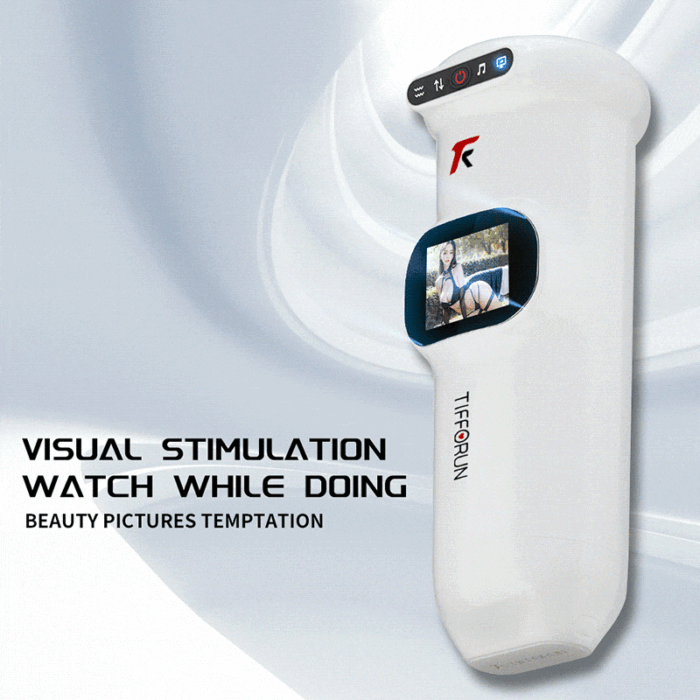 Lovesvibe 9 Vibration 9 Thrusting Automatic Male Masturbator with LCD Display Moan Heating Sex Toys for Men