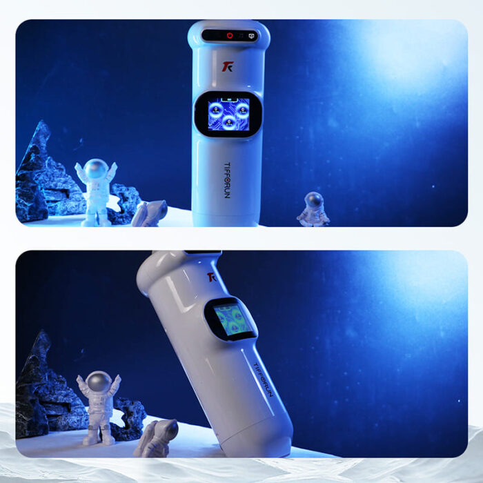 Lovesvibe 9 Vibration 9 Thrusting Automatic Male Masturbator with LCD Display Moan Heating Sex Toys for Men