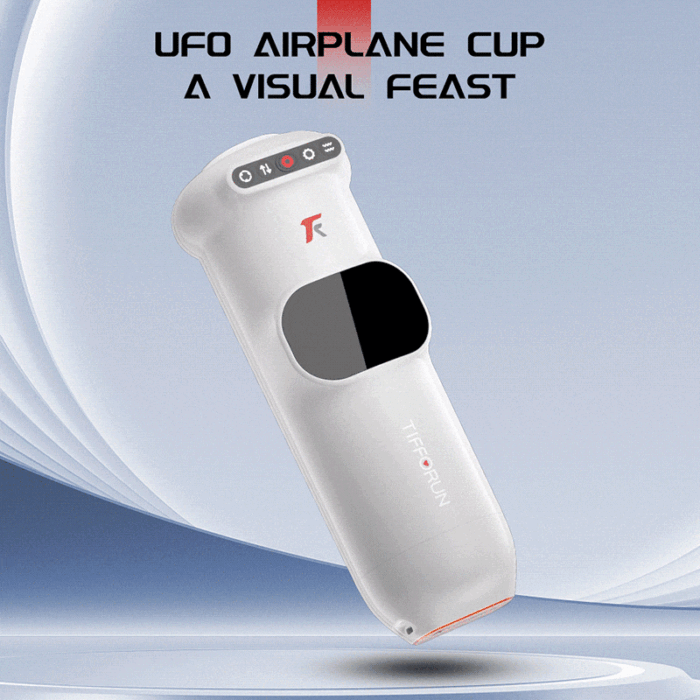 Lovesvibe 9 Vibration 9 Thrusting Automatic Male Masturbator with LCD Display Moan Heating Sex Toys for Men
