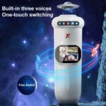 Lovesvibe 9 Vibration 9 Thrusting Automatic Male Masturbator with LCD Display Moan Heating Sex Toys for Men