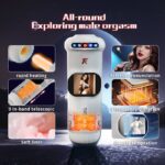 Lovesvibe 9 Vibration 9 Thrusting Automatic Male Masturbator with LCD Display Moan Heating Sex Toys for Men