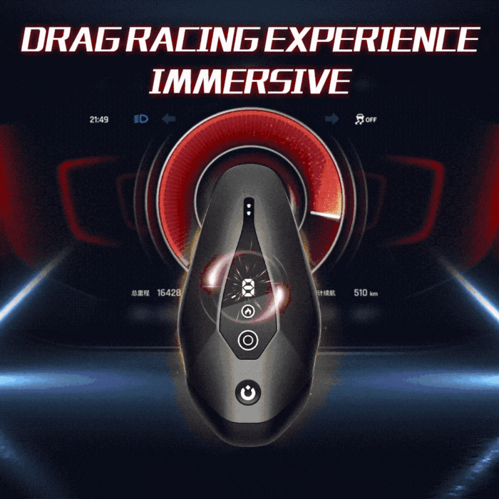 Lovesvibe 9 Vibrations Male Penis Training with LCD Display Automatic Male Masturbator Glans Trainer
