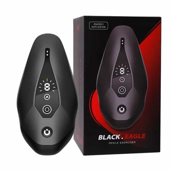 Lovesvibe 9 Vibrations Male Penis Training with LCD Display Automatic Male Masturbator Glans Trainer