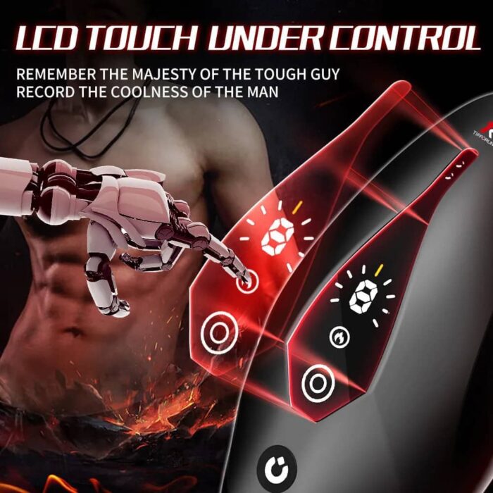 Lovesvibe 9 Vibrations Male Penis Training with LCD Display Automatic Male Masturbator Glans Trainer