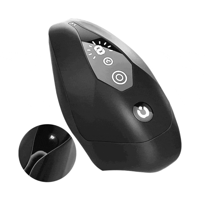 Lovesvibe 9 Vibrations Male Penis Training with LCD Display Automatic Male Masturbator Glans Trainer