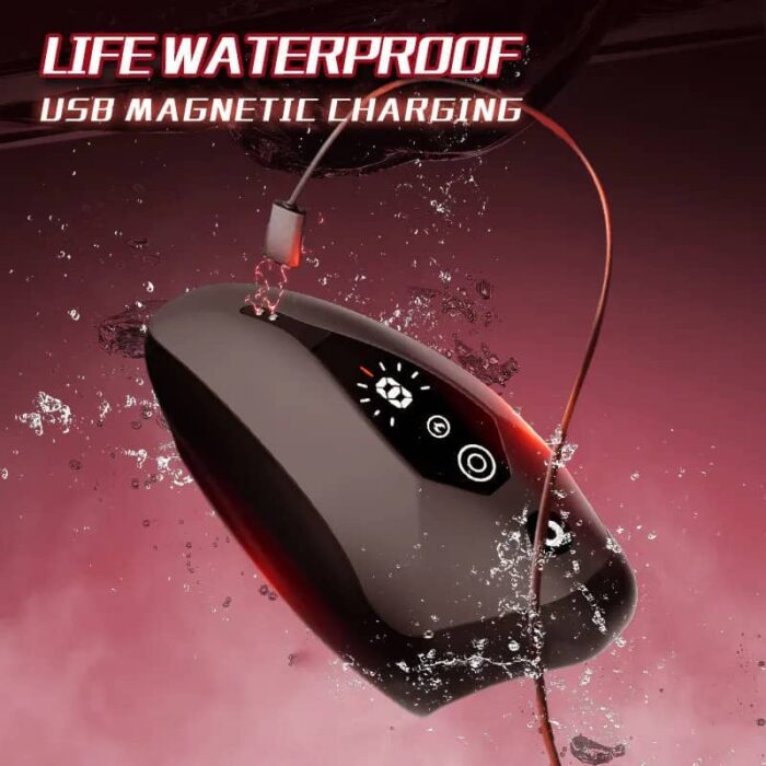Lovesvibe 9 Vibrations Male Penis Training with LCD Display Automatic Male Masturbator Glans Trainer