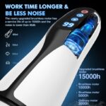 Lovesvibe 9 Vibrations Sucking Male Masturbator with LCD Display Heating Electric Blowjob Penis Trainer
