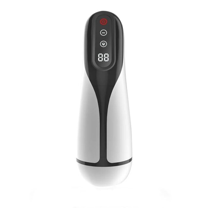 Lovesvibe 9 Vibrations Sucking Male Masturbator with LCD Display Heating Electric Blowjob Penis Trainer