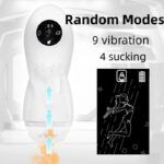 Lovesvibe Automatic Male Masturbator Cup with 9 Vibration & 4 Sucking Modes Male Sex Toy for Penis Stimulation