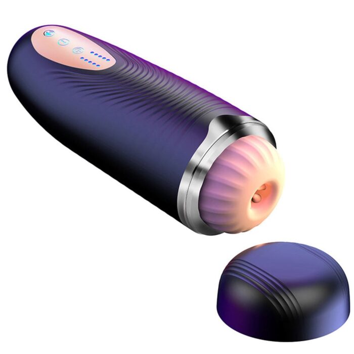 Lovesvibe Automatic Male Masturbator with 10 Vibrating Sucking 3D Texture Channel Electric Male Stroker
