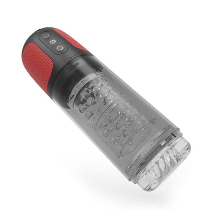 Lovesvibe Automatic Male Masturbator with 10 Vibration 5 Sucking Rotation Voice Function Vagina Male Sex Toys