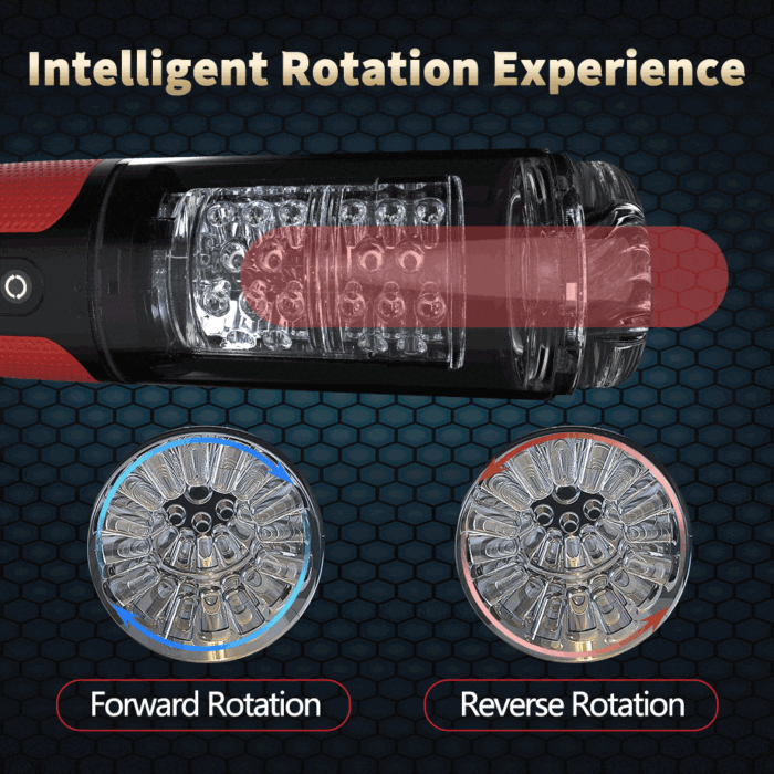 Lovesvibe Automatic Male Masturbator with 10 Vibration 5 Sucking Rotation Voice Function Vagina Male Sex Toys