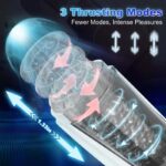 Lovesvibe Automatic Male Masturbator with 3 Thrusting & 4 Rotating Modes Silicone Oral Sex Toy for Penis Stimulation