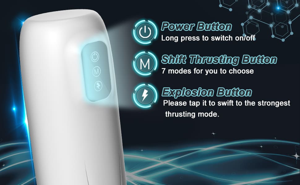 Lovesvibe Automatic Male Masturbator with 7 Powerful Thrusting Modes Sex Toys for Men for Penis Stimulation 10