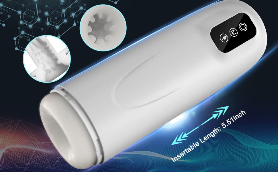 Lovesvibe Automatic Male Masturbator with 7 Powerful Thrusting Modes Sex Toys for Men for Penis Stimulation 11