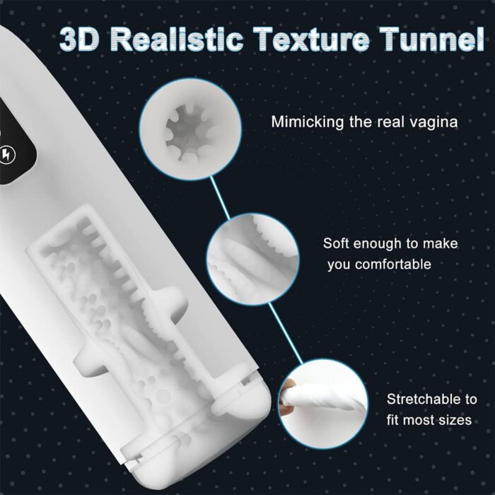 Lovesvibe Automatic Male Masturbator with 7 Powerful Thrusting Modes Sex Toys for Men for Penis Stimulation 3