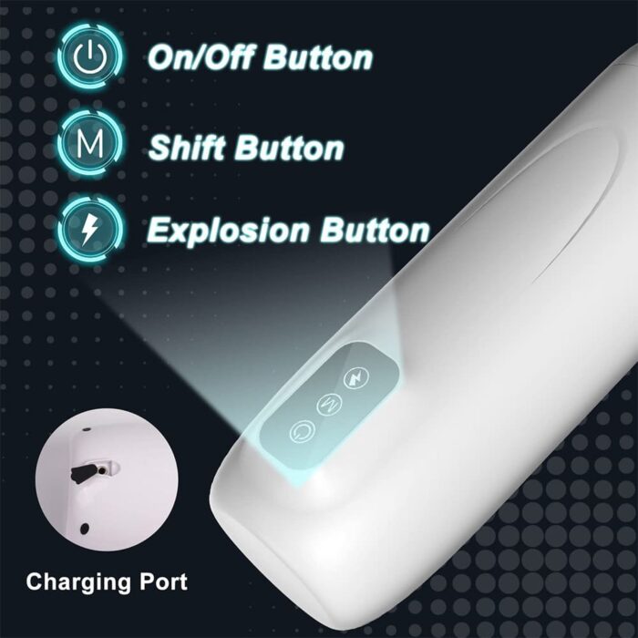 Lovesvibe Automatic Male Masturbator with 7 Powerful Thrusting Modes Sex Toys for Men for Penis Stimulation 4